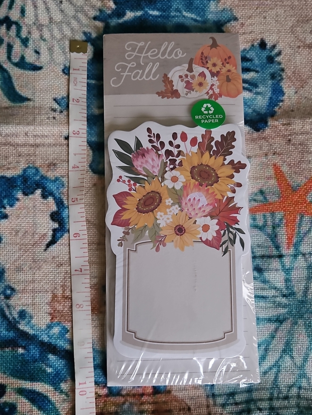 "Hello Fall" Floral Notepads - Picture 9 of 10